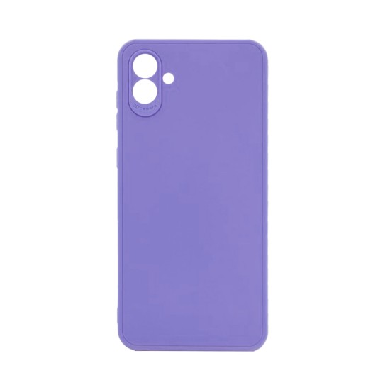 Capa de Silicone Macio com Moldura de Câmera para Samsung Galaxy A05 Roxo